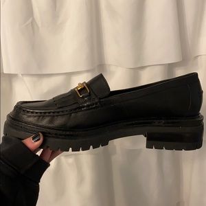ASOS chunky black loafers